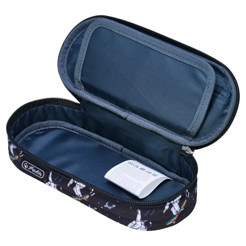 Herlitz Space Skater Softes Federmäppchen Polyester Dunkelblau Weiß