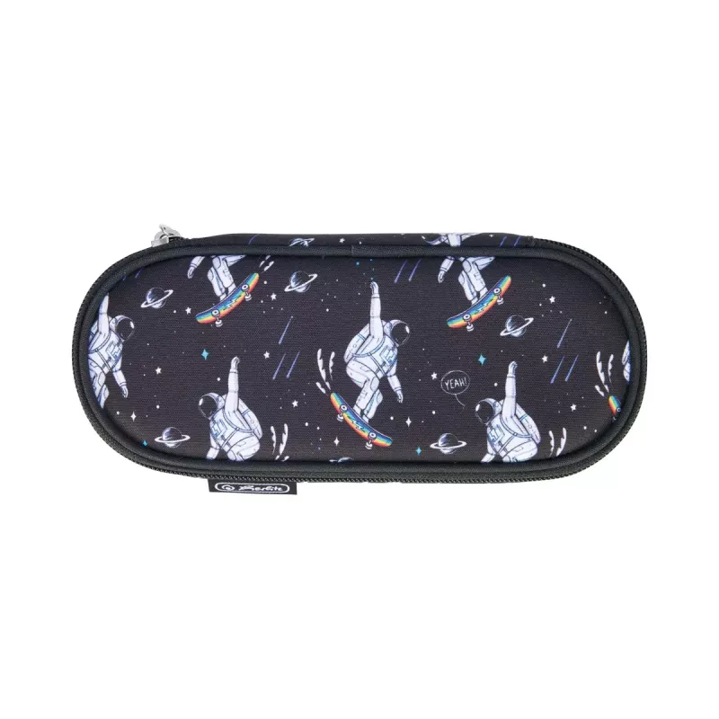 Herlitz Space Skater Softes Federmäppchen Polyester Dunkelblau Weiß