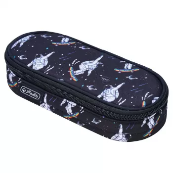 Herlitz Space Skater Softes Federmäppchen Polyester Dunkelblau Weiß