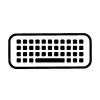 Kabellose Full-Size-Membrantastatur HP 220 – Schwarz, RF 2,4 GHz, USB-A-Empfänger, QWERTY, Ziffernblock, AAA-Batterie