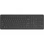 Kabellose Full-Size-Membrantastatur HP 220 – Schwarz, RF 2,4 GHz, USB-A-Empfänger, QWERTY, Ziffernblock, AAA-Batterie
