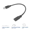 USB-Adapter ACT AC7460 USB-A-Stecker auf 24-polige USB-C-Buchse, 20 cm, 5 Gbit/s