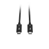 Lindy 1m Thunderbolt 5 Kabel, 80Gbit/s, Passiv, Stecker, Stecker, 1 m, 80 Gbit/s, Schwarz, Nickel