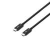 Lindy 1m Thunderbolt 5 Kabel, 80Gbit/s, Passiv, Stecker, Stecker, 1 m, 80 Gbit/s, Schwarz, Nickel