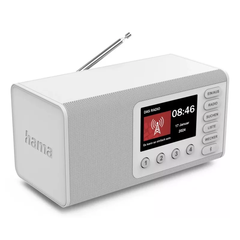 Persönliches Radio Hama DR1001 DAB DAB+ FM Digital-Tuner 5 W