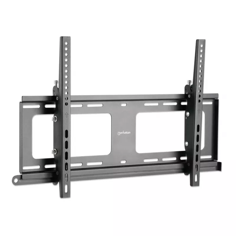 Manhattan Outdoor Wandhalterung für TV & Monitore (neigbar, Diebstahlschutz), Für Bildschirme von 37 Zoll bis 65 Zoll, VESA-Kompatibilität: alle zwischen 200x200 mm und 600x400 mm – überprüfen Sie die Abmessungen der vier Befestigungslöcher auf der Rückseite des Bildschirms, um sicherzustellen, dass er passt, Max. 80 kg, Abschließbar, Halterung