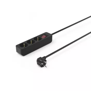 Hama 00223013 Stromverlängerung 1,4 m 3 AC-Ausgänge Innenbereich Schwarz