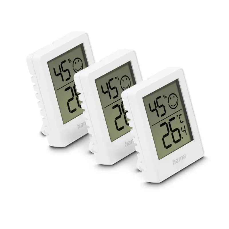Hama Cres Elektronisches Umgebungsthermometer Innenbereich Weiß
