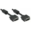 Manhattan VGA-Monitorkabel (mit Ferritkernen), 15m, Schwarz, Stecker auf Stecker, HD15, Kabel mit höherer SVGA-Spezifikation (voll kompatibel), Abschirmung mit Ferritkernen hilft, EMI-Störungen für verbesserte Videoübertragung zu minimieren, lebenslange Garantie
