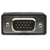Manhattan VGA-Monitorkabel (mit Ferritkernen), 15m, Schwarz, Stecker auf Stecker, HD15, Kabel mit höherer SVGA-Spezifikation (voll kompatibel), Abschirmung mit Ferritkernen hilft, EMI-Störungen für verbesserte Videoübertragung zu minimieren, lebenslange Garantie