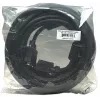 Manhattan VGA-Monitorkabel (mit Ferritkernen), 15m, Schwarz, Stecker auf Stecker, HD15, Kabel mit höherer SVGA-Spezifikation (voll kompatibel), Abschirmung mit Ferritkernen hilft, EMI-Störungen für verbesserte Videoübertragung zu minimieren, lebenslange Garantie