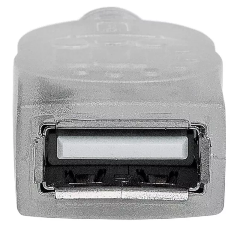 Manhattan USB-A auf USB-A Verlängerungskabel, 1,8 m, Stecker auf Buchse, 480 Mbit/s (USB 2.0), Hi-Speed USB, durchscheinendes Silber, lebenslange Garantie
