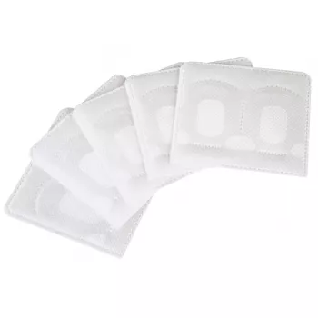 Hama selbstklebende “SD”-Hüllen, 5er-Pack, MMC, SD, 2 Karten, Polypropylen (PP), Transparent, Weiß, 75 mm, 70 mm