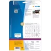 Selbstklebendes Druckeretikett HERMA Videoetiketten A4 78,7x46,6 mm