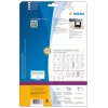 Labels HERMA ZIP diskettes A4 59x50 mm weißes Papier matt 375 Stk.