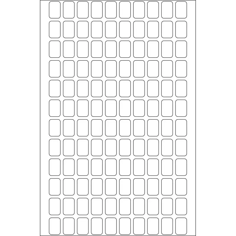 Allzwecketiketten HERMA 8x12 mm weiß Papier matt Handbeschriftung 3840 Stück