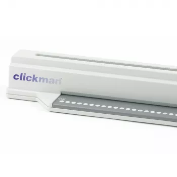 GBC Bindegerät ClickBind ClickMan Manuelles Bindegerät, Manuell, 145 Blatt, Grau, Weiß