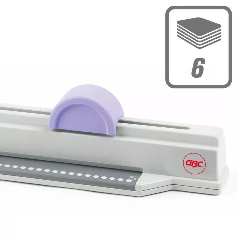 GBC Bindegerät ClickBind ClickMan Manuelles Bindegerät, Manuell, 145 Blatt, Grau, Weiß