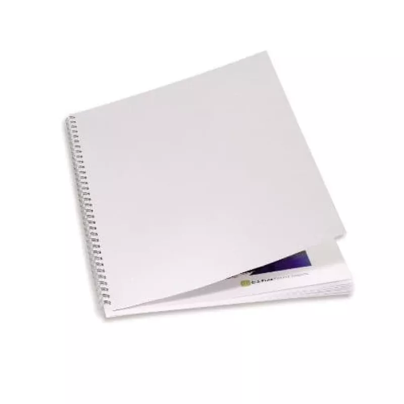 GBC LinenWeave Bindungsdeckel 250g/m² A4 Weiß (100), A4, Weiß, 100 St.