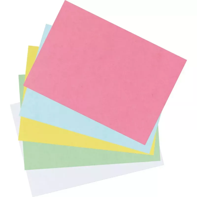 Karteikarte Herlitz 10837136 Gelb A5 100 Stück