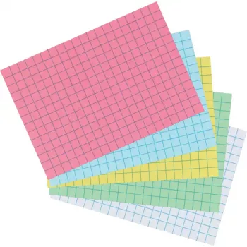 Karteikarten Herlitz 10901452 Grün 100 Stück kariertes Papier 170 g/m²