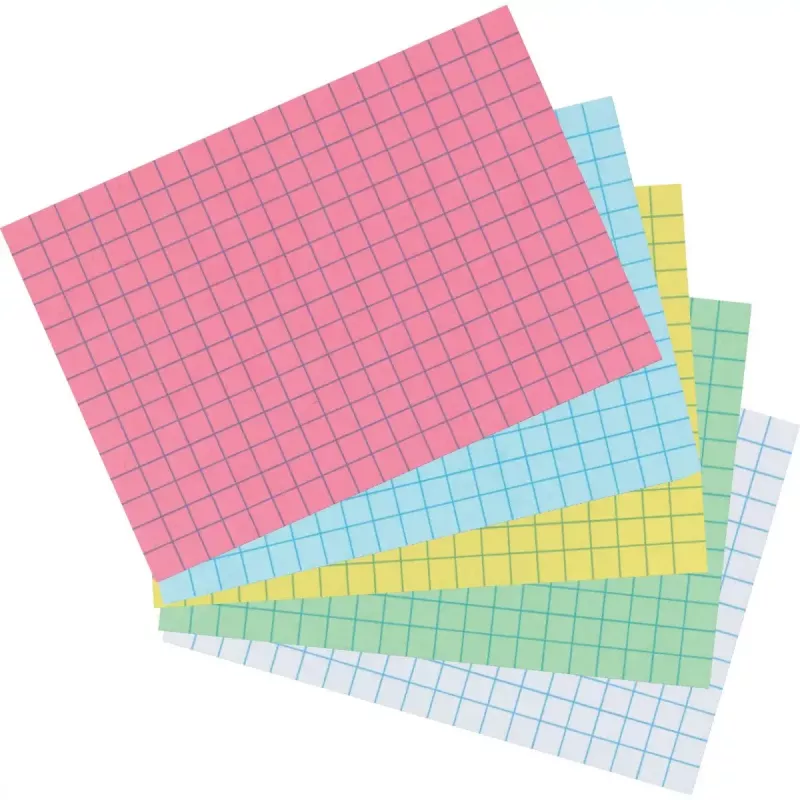 Karteikarten Herlitz 10901452 Grün 100 Stück kariertes Papier 170 g/m²
