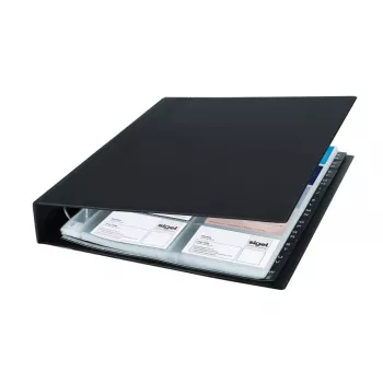Business Card Holder Sigel VZ301 Plastic Schwarz