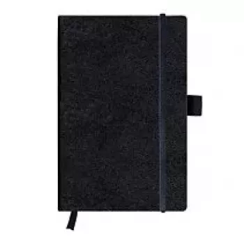 Schreibnotizbuch Herlitz 10789428 A5 96 Blatt Schwarz
