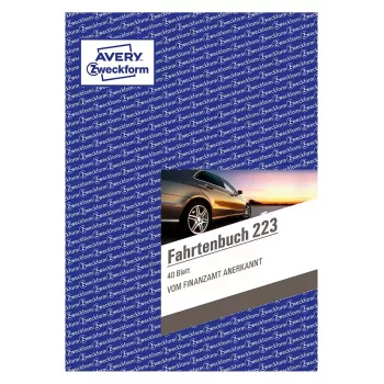 Administrationsbuch Avery 223 Blau Weiß