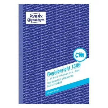 Abrechnungsformular/Buch A5 Avery 1306