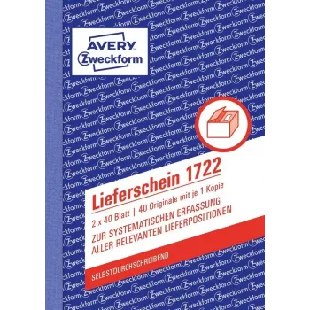 Buchhaltungsformularbuch A6 Avery 1722