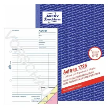 Buchhaltungsformular/-heft AVERY 1726 A5 40 Seiten