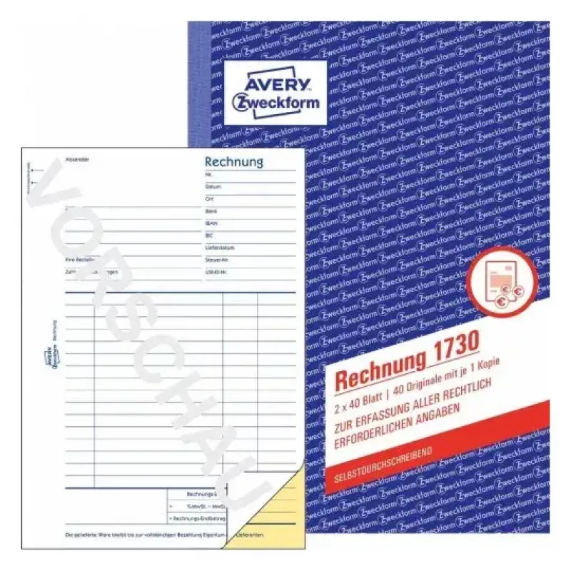 Geschäftsformular Avery 1730