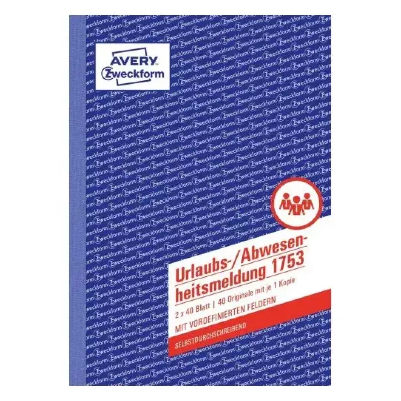 Geschäftsformular Avery 1753