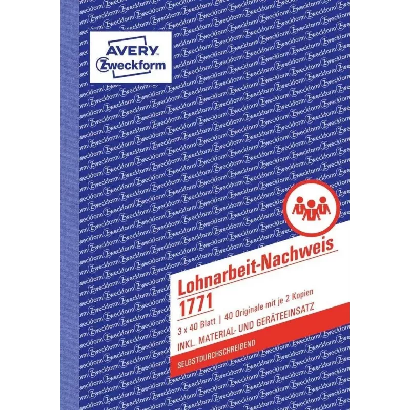 Geschäftsformular Avery 1771