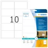 Versandetiketten HERMA 8330 A4 99,1x57 mm weiß starke Haftung Folie matt
