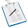 Klemmbrett Herlitz 11226396 Kunststoff Polystyrol Blau