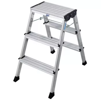 Stufenstehleiter Krause 130068 Aluminium Schwarz