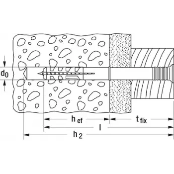 Hammer Fixings Fischer Hammerfix N 6 x 40/10 S