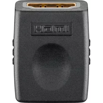 ACC HDMI-Adapter AH006, HDMI Typ-A auf HDMI Typ-A, vergoldete Kontakte, schwarz