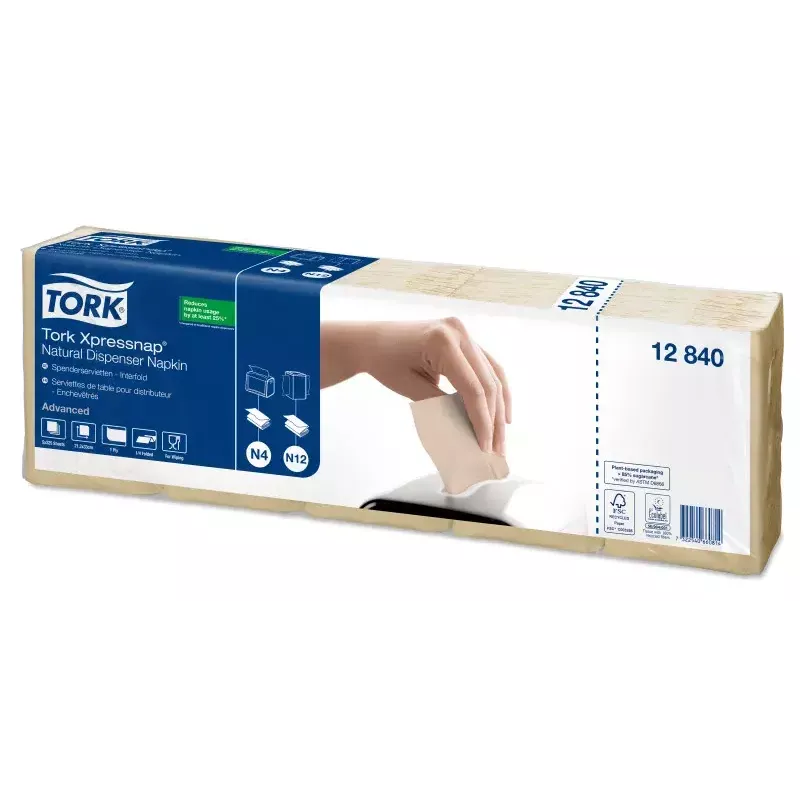 Papierservietten Tork 12840 Natural 1125 Stk.