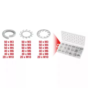 Unterlegscheiben-Set KS Tools 970.0240