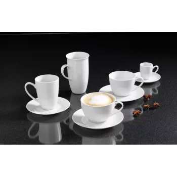 Cup Single Snap von R&B BIANCO Weiß Cappuccino 0,3L