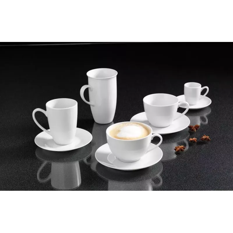 Cup Single Snap von R&B BIANCO Weiß Cappuccino 0,3L