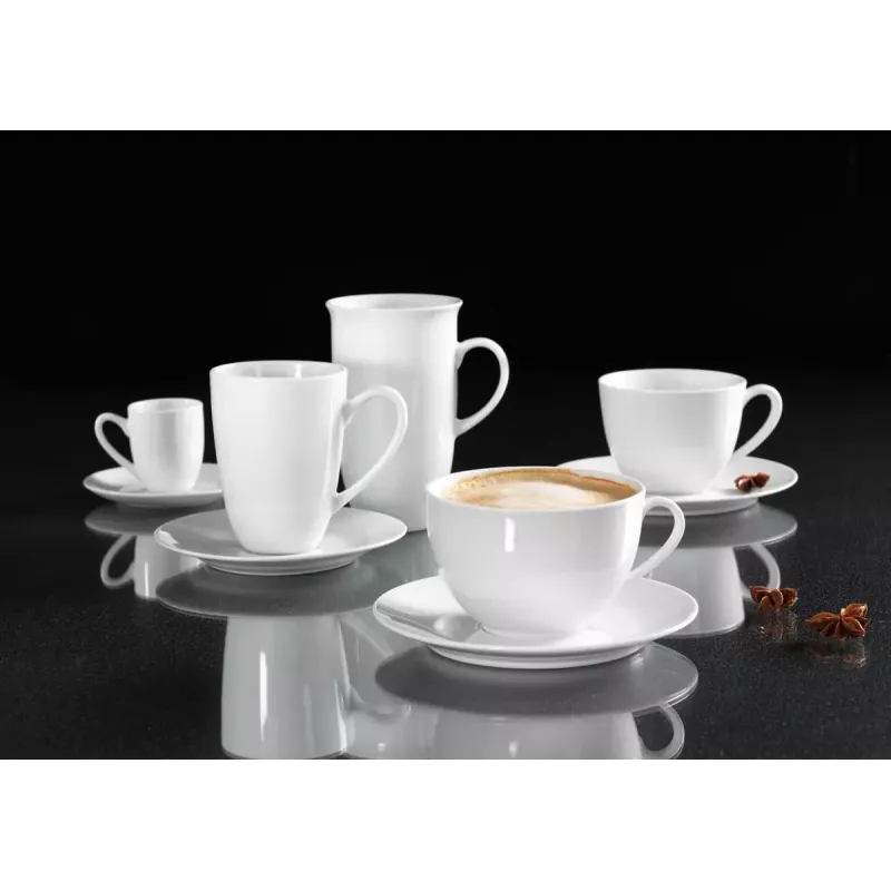 Cup Single Snap von R&B BIANCO Weiß Cappuccino 0,3L