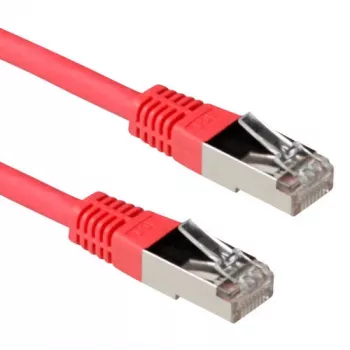 ACT Rot 10 Meter LSZH SFTP CAT6A Patchkabel mit RJ45-Steckern