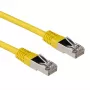 ACT Gelb 3 Meter LSZH SFTP CAT6A Patchkabel mit RJ45-Steckern