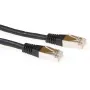 ACT Schwarz 3 Meter LSZH S/FTP CAT6A Patchkabel mit RJ45-Steckern