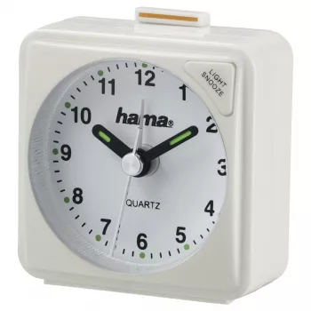 Hama A50 Quarz-Wecker Weiß