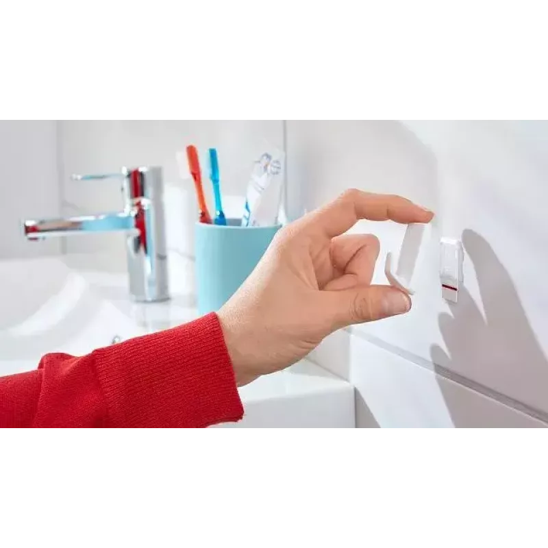 Handtuchhaken TESA 57072-00000 Innenbereich Weiß 3 Stück